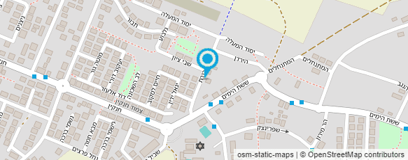 מפת הגעה אל מזוזות תפילין והידור