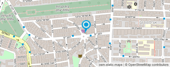 מפת הגעה אל מספרת "משה"