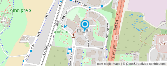 מפת הגעה אל התיאטרון העממי א. דשא פשנל בע"מ