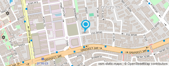 מפת הגעה אל א. מזרחי מחסן עצים ורעפים