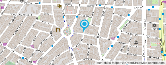 מפת הגעה אל מני דוד א.