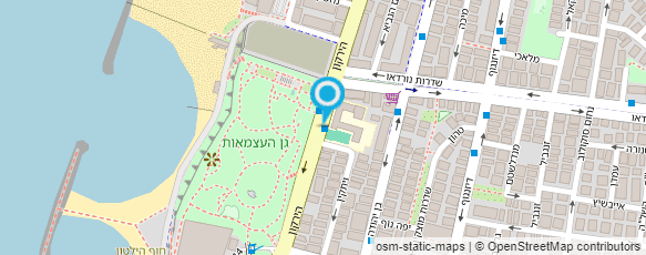 מפת הגעה אל א.ד. גורדון בי"ס יסודי