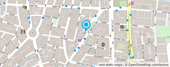 מפת הגעה אל מינימרקט מסריק