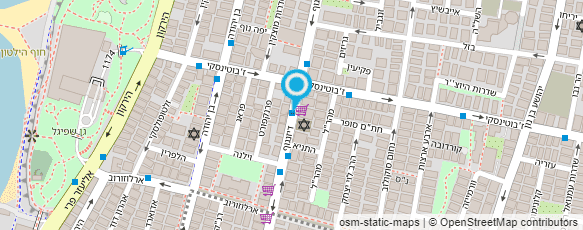 מפת הגעה אל הסתדרות מועדון הפנסיונרים