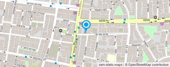 מפת הגעה אל פרופ' ארצי צבי