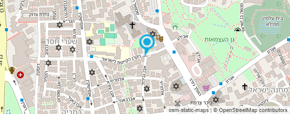 מפת הגעה אל מכבסת המרכז