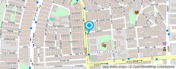 מפת הגעה אל "נחשון"- תנועה ודרכים בע"מ