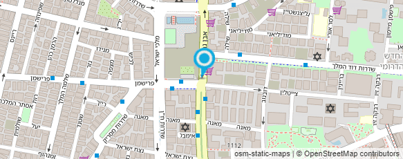 מפת הגעה אל גולדברג נחמן - נוט'