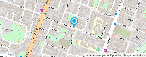 מפת הגעה אל ד"ר כהנוביץ שריה