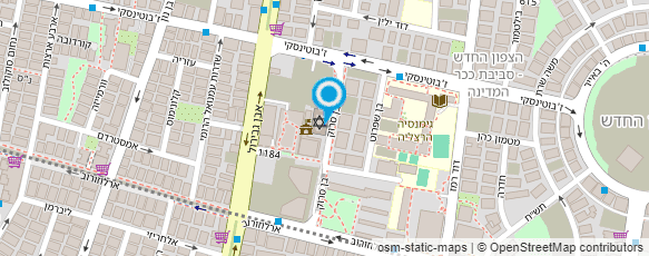 מפת הגעה אל בית הכנסת "היכל יהודה"