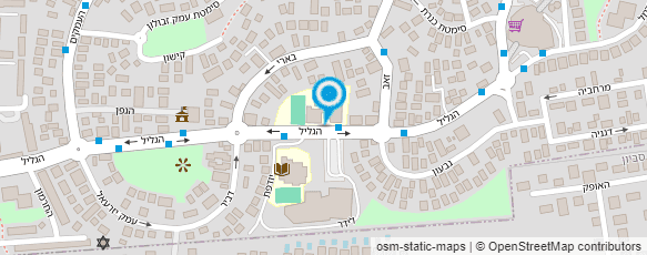 מפת הגעה אל בי"ס ממלכתי ניסויי "גנים"