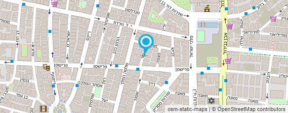 מפת הגעה אל ד"ר פרידמן אלן מפת הגעה אל ד"ר פרידמן אלן