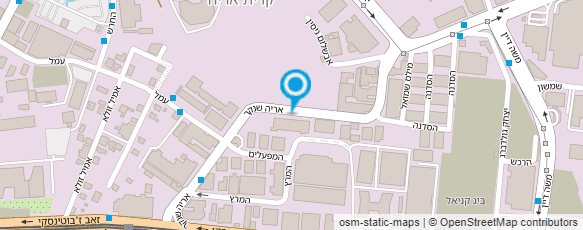 מפת הגעה אל ט.ד. טכנו דורון בע"מ