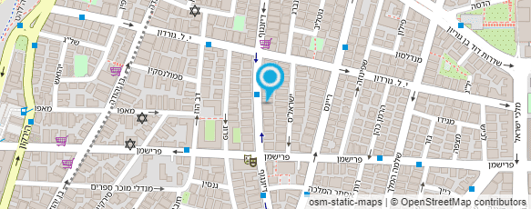 מפת הגעה אל רשת דחף סניף תל-אביב