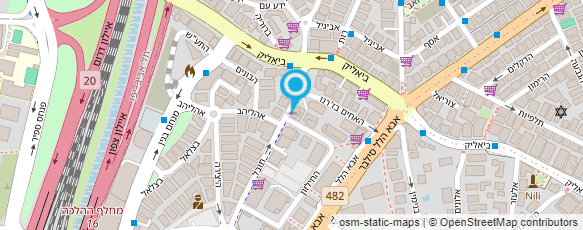 מפת הגעה אל אקו"ם בע"מ