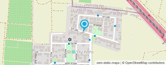 מפת הגעה אל חבצלת גינון ופיתוח