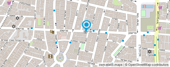 מפת הגעה אל הסתדרות פועלי אגודת ישראל בא"י