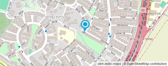 מפת הגעה אל ביה"ס ממ"ד "דיזנגוף"