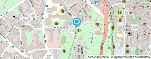 מפת הגעה אל בית הקונפדרציה הציונית