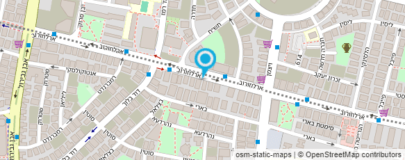 מפת הגעה אל ארגון גמלאי מבטחים (ע"ר)