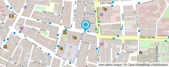 מפת הגעה אל וקס בן-ציון - נוט'