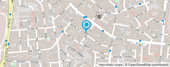 מפת הגעה אל הלברשטאם הרב מאיר האדמו"ר מטשאקובה