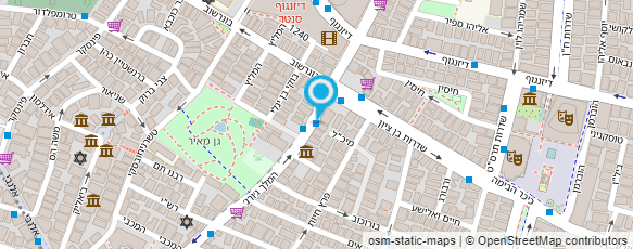 מפת הגעה אל אנטיקווריאט פולק (נוסד 1899)