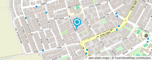 מפת הגעה אל וילון סטייל עפולה