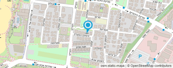 מפת הגעה אל מעוז פרופ' אשר