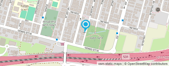 מפת הגעה אל בק זאב