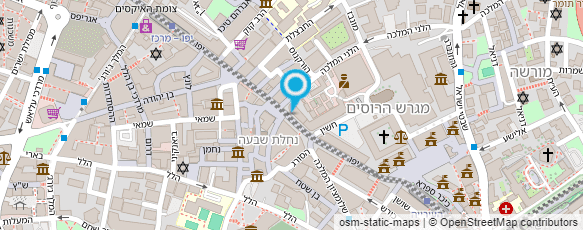 מפת הגעה אל רוזנפלד ארנס אדריכלים בע"מ