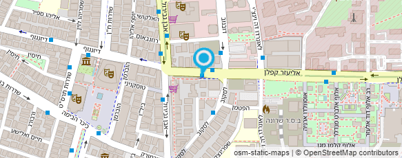 מפת הגעה אל אגודת הסופרים העברים