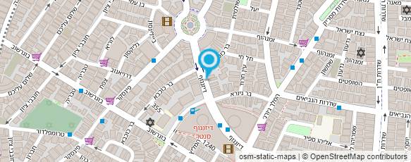 מפת הגעה אל עו"ד ישעיהו ריזברג