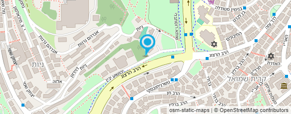 מפת הגעה אל תנועת בני עקיבא-ההנהלה הארצית