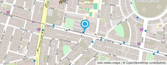 מפת הגעה אל חברת העובדים השיתופית הכללית בארץ ישראל בע"מ