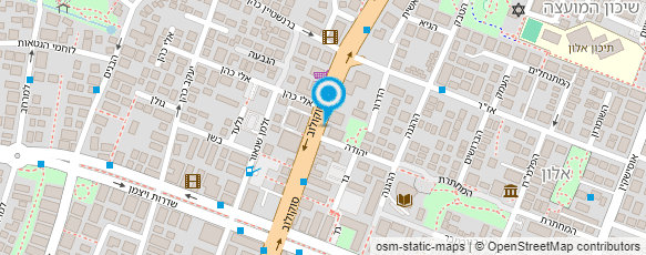 מפת הגעה אל פרופ' גנאל אברהם