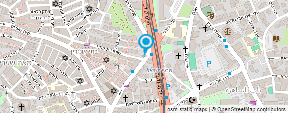 מפת הגעה אל מרפאות כולל שומרי החומות