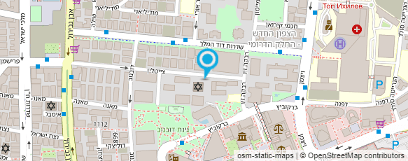 מפת הגעה אל תיכון עירוני תורני ב'-ג'