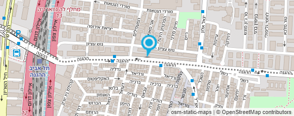 מפת הגעה אל יחידה לעבודה קהילתית