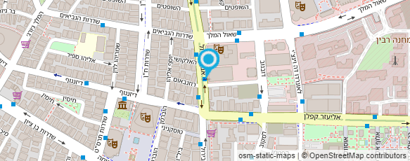 מפת הגעה אל בית הספר לעיתונאות