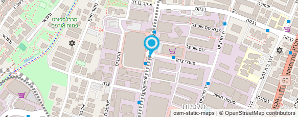 מפת הגעה אל תיבות ירושלים