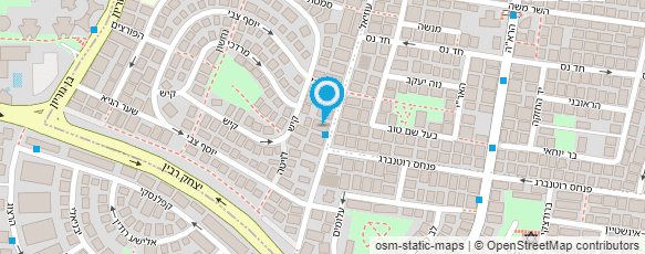 מפת הגעה אל גלעד אליהו