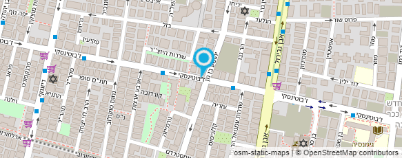 מפת הגעה אל בן-צבי משה מהנדסים יועצים בע"מ