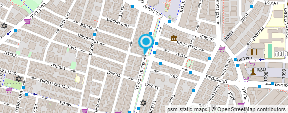 מפת הגעה אל ד"ר אש דוד