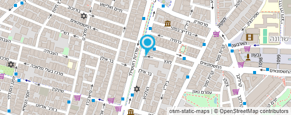 מפת הגעה אל ישיבה תיכונית מדעית "בר אילן"