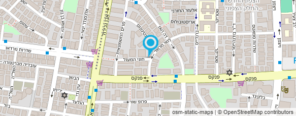 מפת הגעה אל מכבסת סיפורי בדים