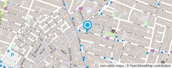 מפת הגעה אל לשצינסקי  אברהם