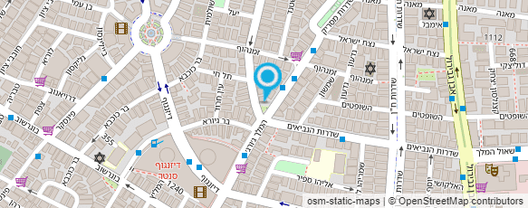 מפת הגעה אל ברלינסקי משה