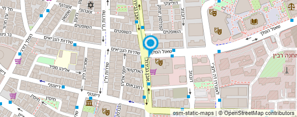 מפת הגעה אל אורנשטיין מאיר