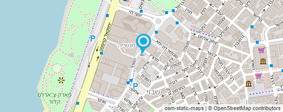 מפת הגעה אל התאחדות המלונות בישראל